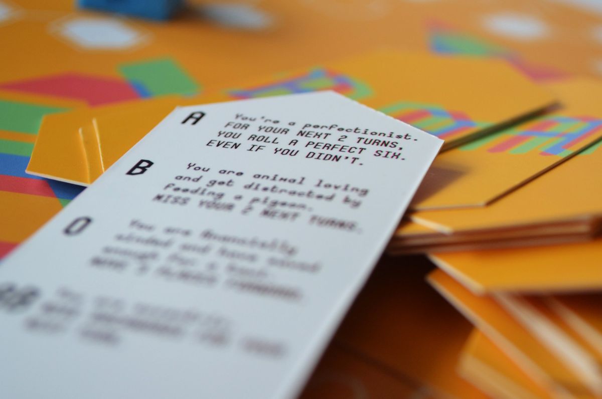 'Typecast.' Players must abide by the rules of their blood type.