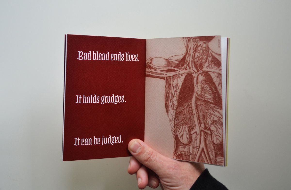 Spread from 'Droch Fhuil'.