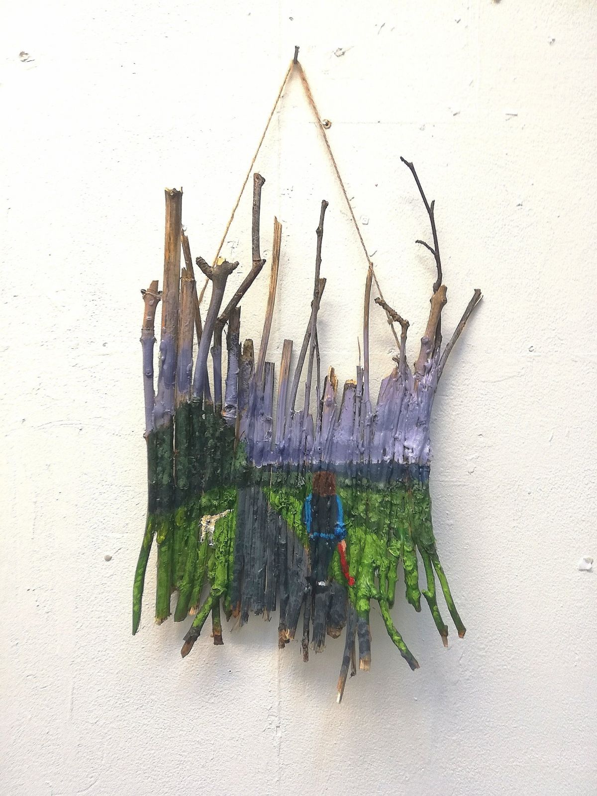 2. 'Kilbogget Park', 2019, acrylic on wood, 13