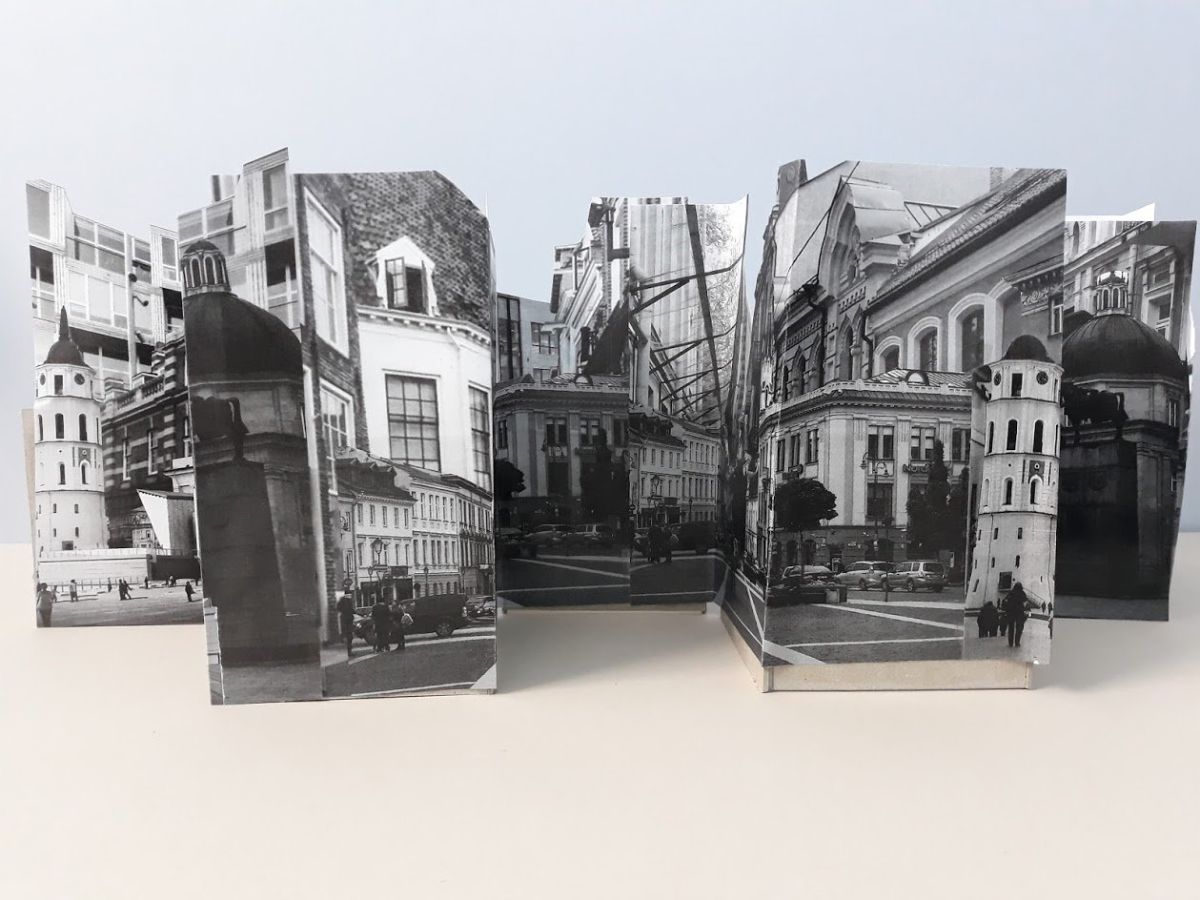 Caption: image 2-algirdekazbaraityte: black and white 3D structure representation of street view
