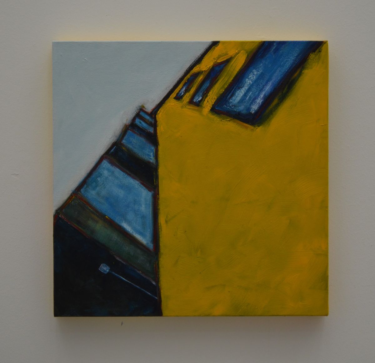 Look Up - 2020, Oil on stretched canvas, 54 x 54 x 4.5 cm