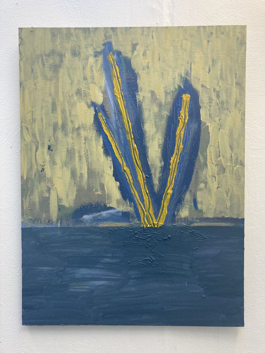 8. Watery Grave,  Acrylic on board, 81 x 60.5cm.