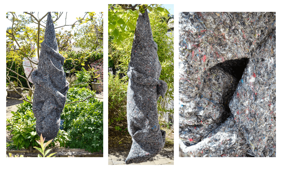 6. *Bog Sculpture*: Cocooning moss breath.