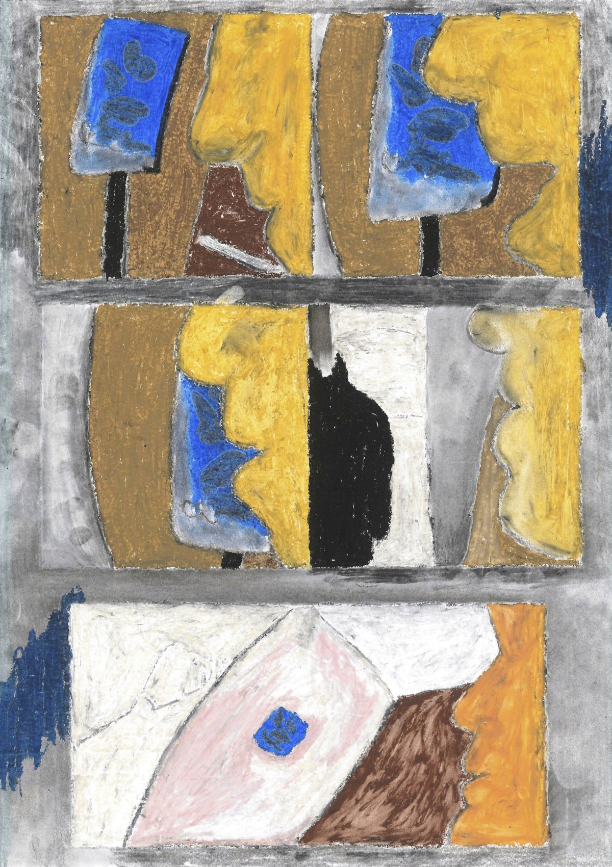 Fadó (Bygone)
Oil pastel and charcoal on paper
42 x 29.7cm