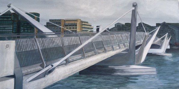 Sean O’Casey Bridge
Acrylic on Canvas
60 x 30 x 3.5 cm