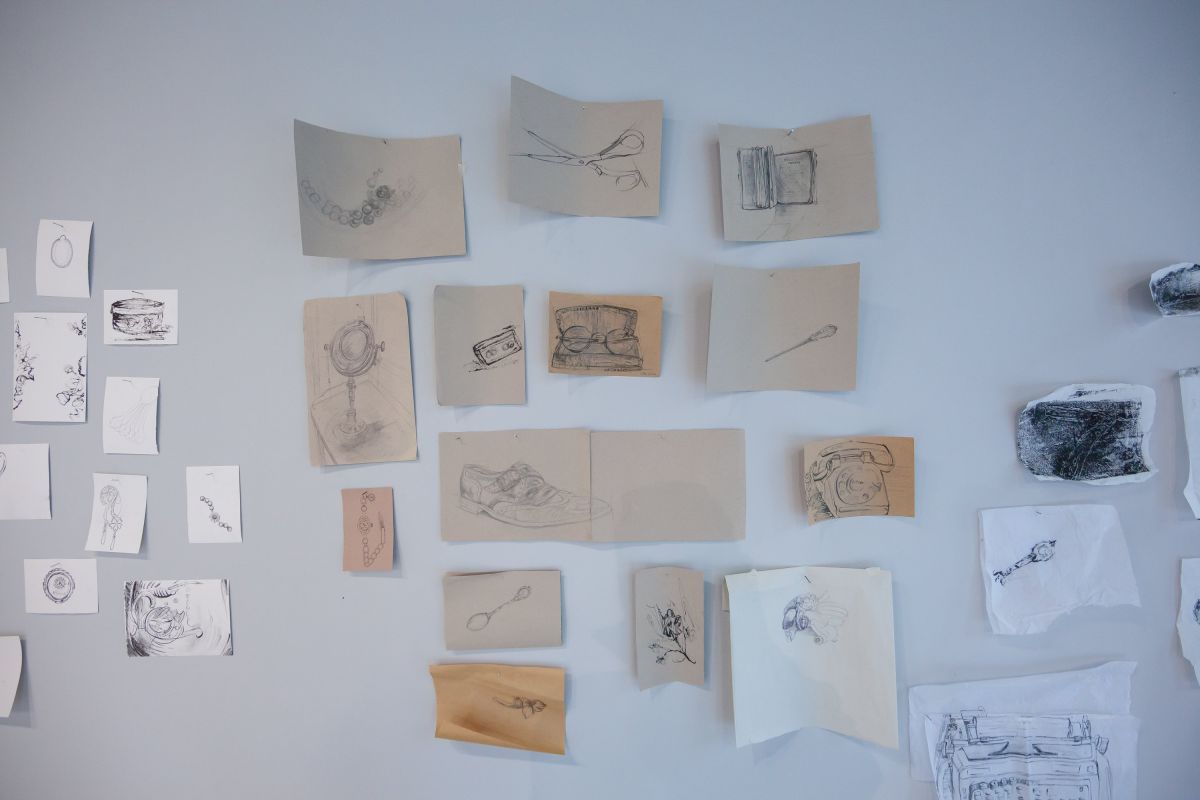 3-Briona Reynolds, Photo of group project drawings for Change Lab