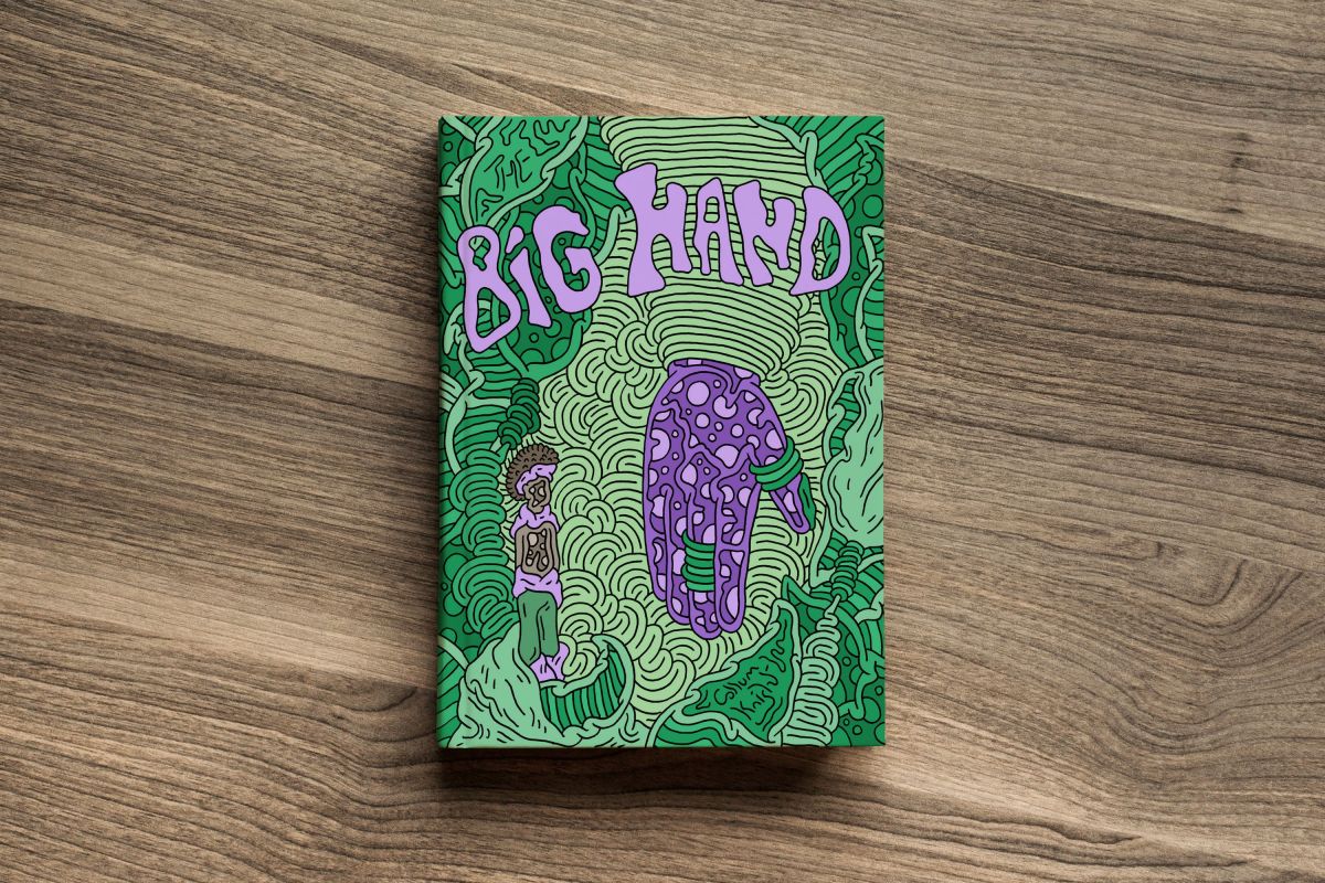 Illustrations from 'The Big Hand' a story inspired by and exploring the cycle of abuse.