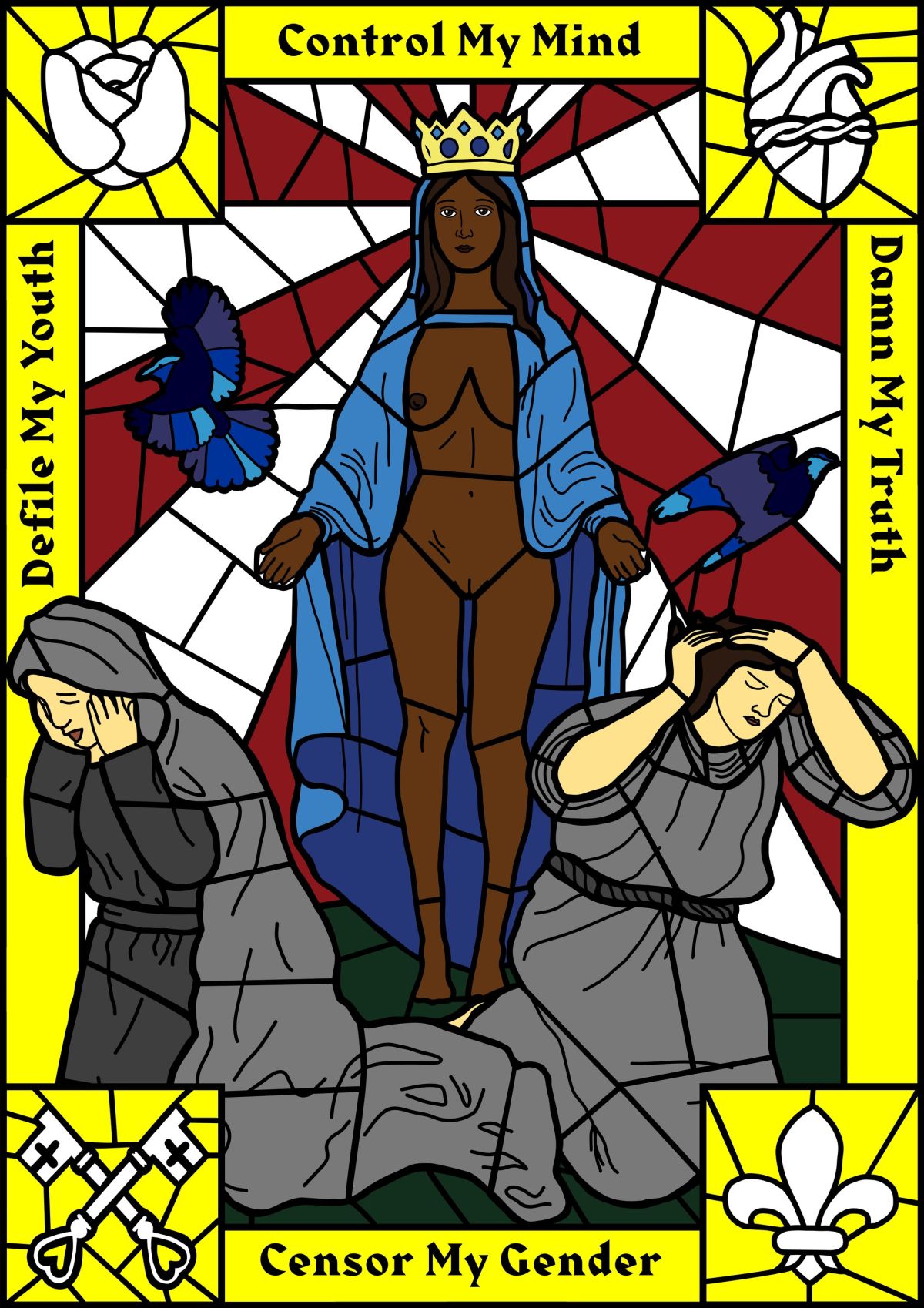 Stained glass window