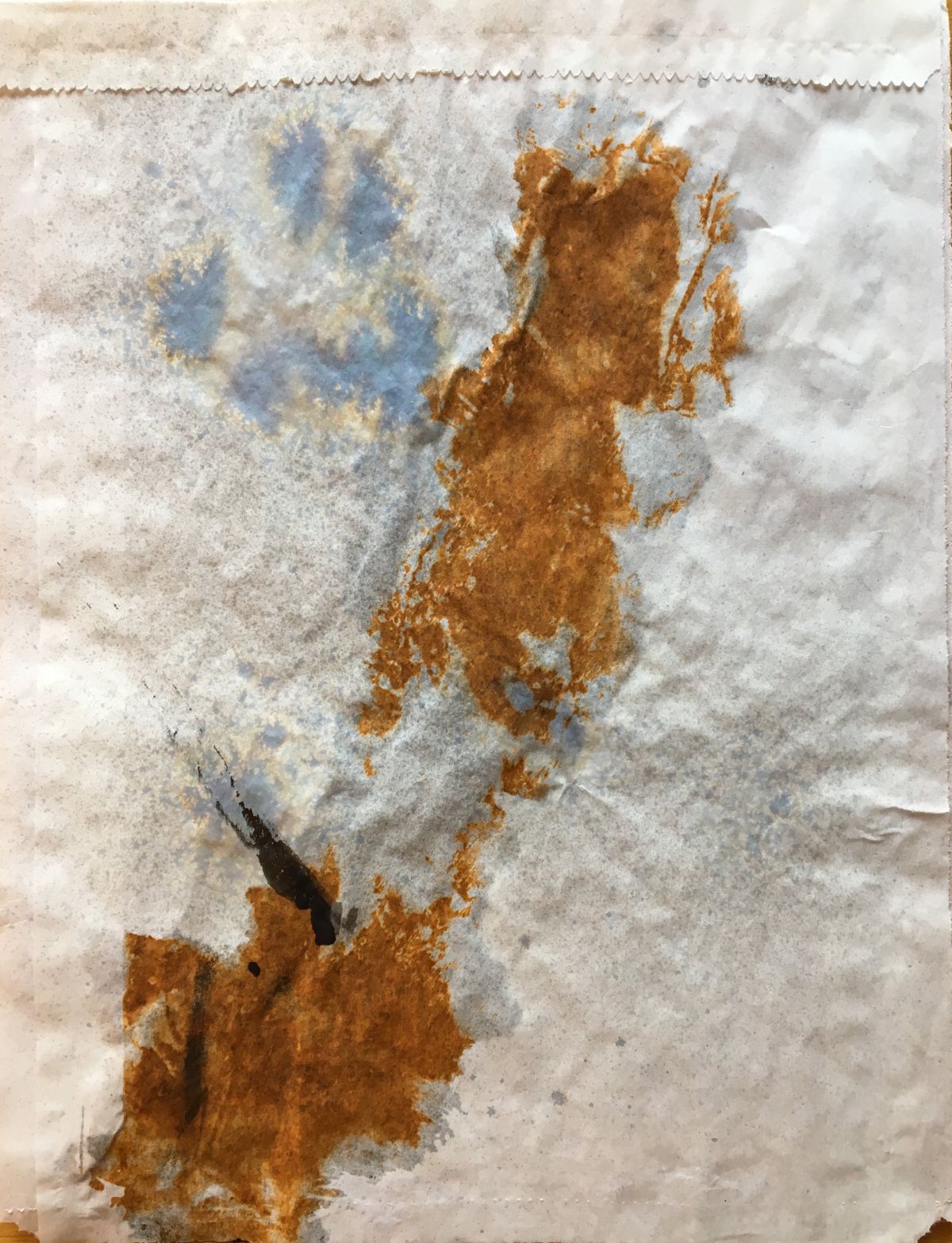10- Ink on sandwich bag