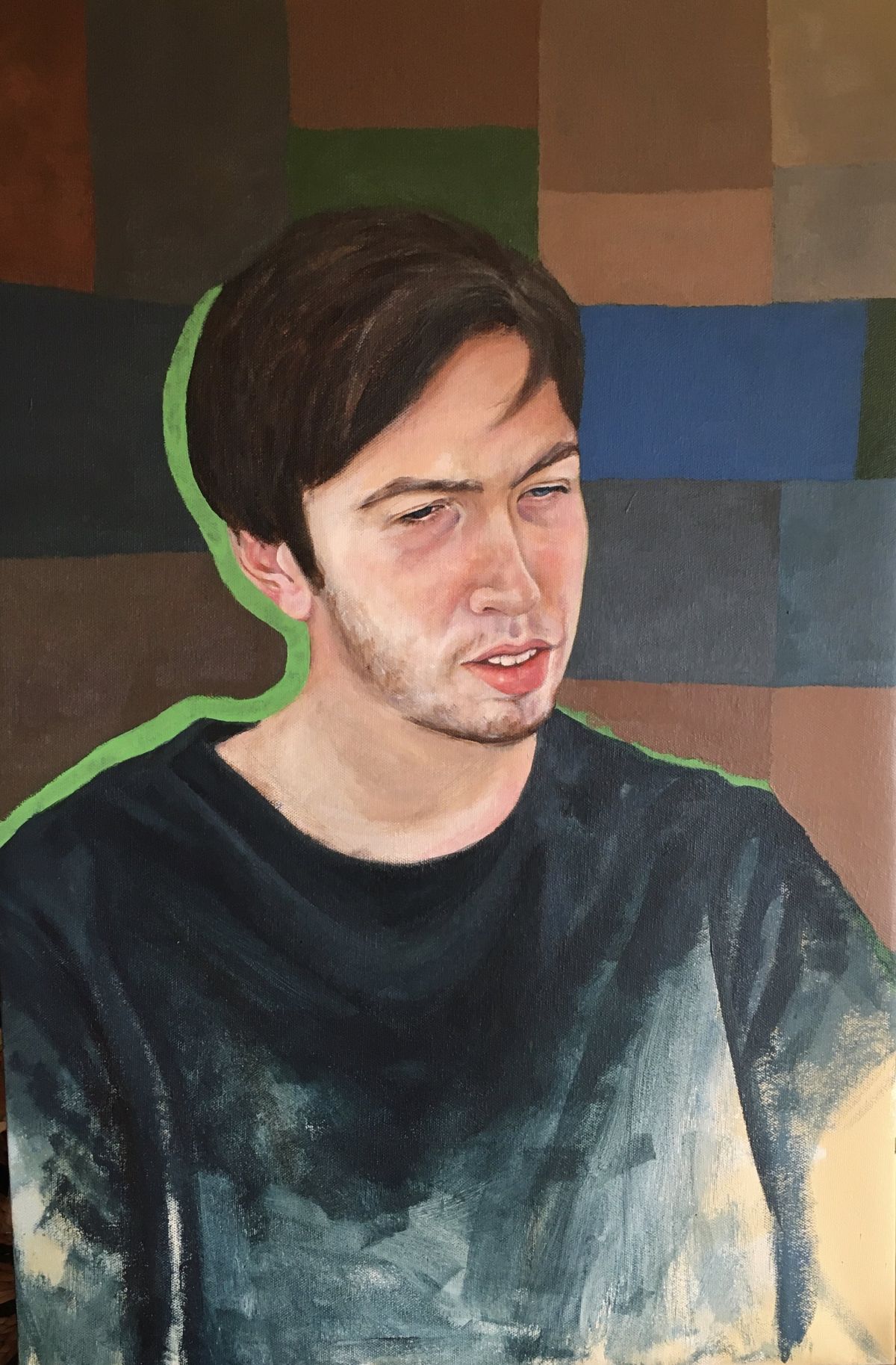 Brother 3, acrylic on canvas, 76x51xm, (2020)