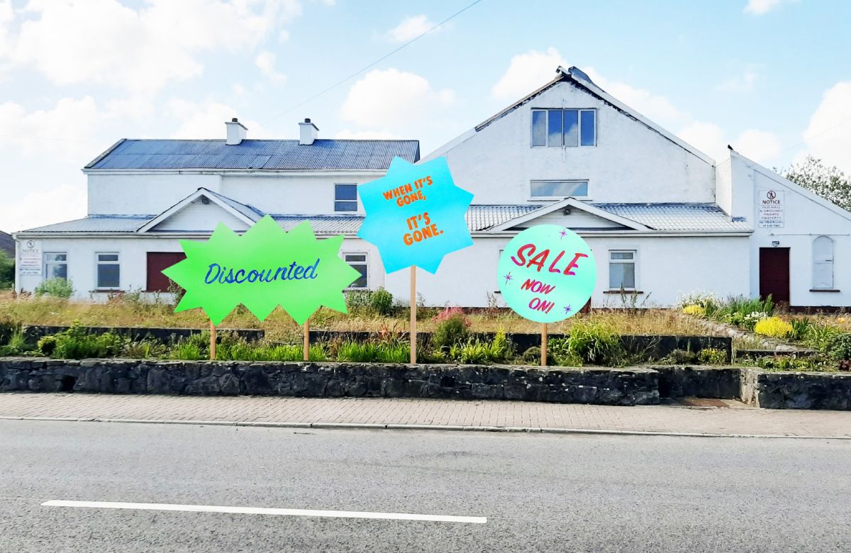 4. 'Discounted': Signs Displayed at the Arts Hall, Kinnegad, Co. Westmeath