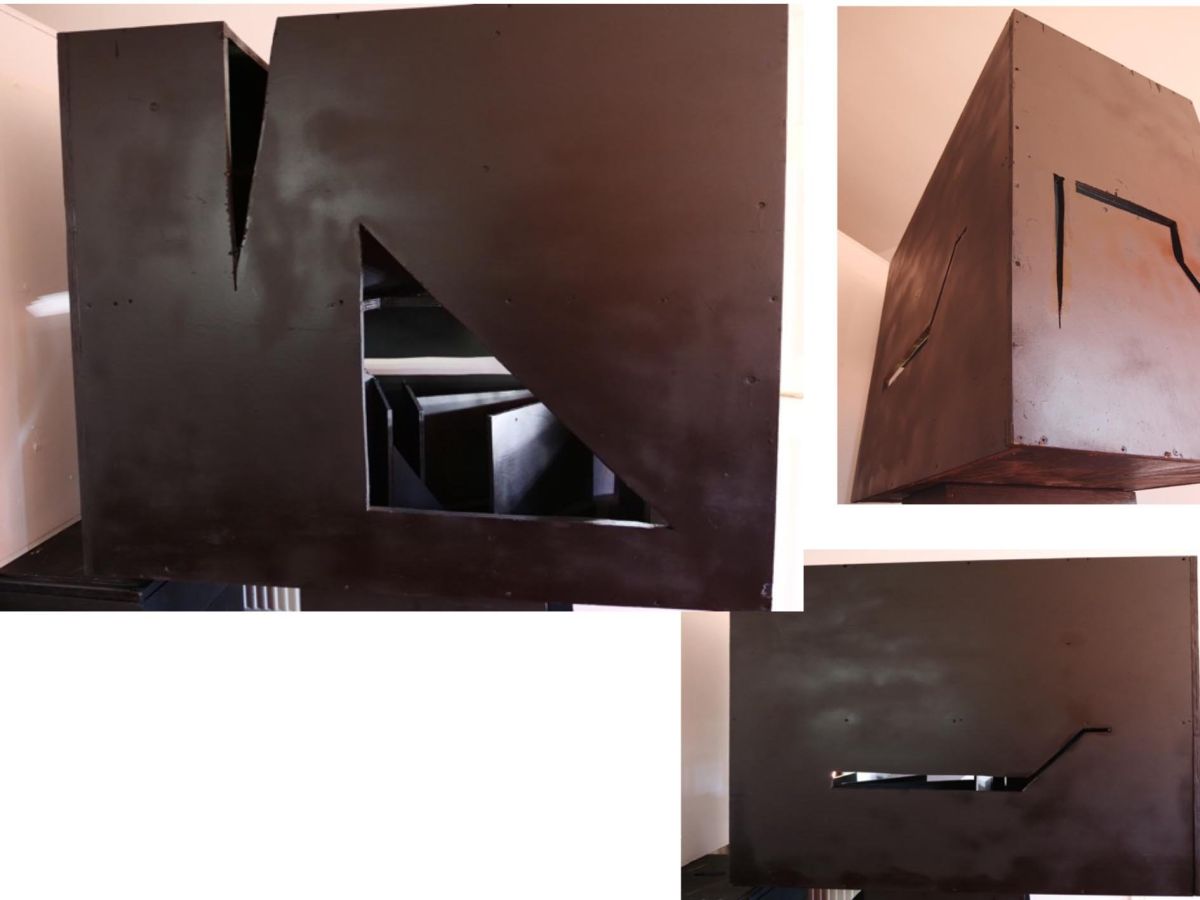 5.	THE KEEP MODEL3	PLYWOOD & MDF  49”X 41” X 22” 2020