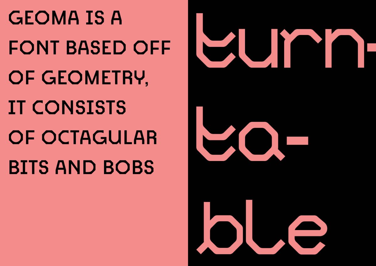 Geoma Type Specimen 3.