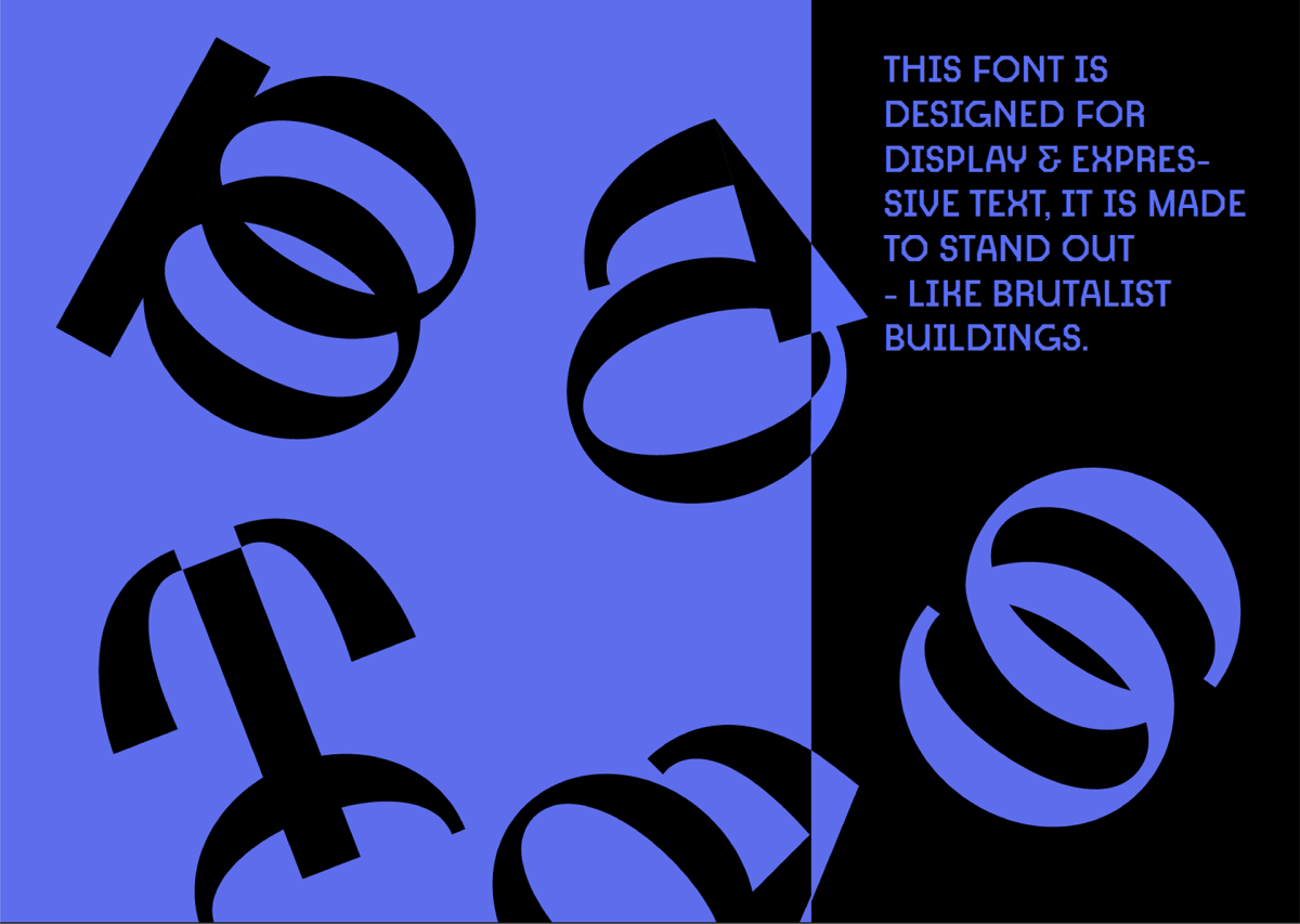 Brootal Type Specimen 3.