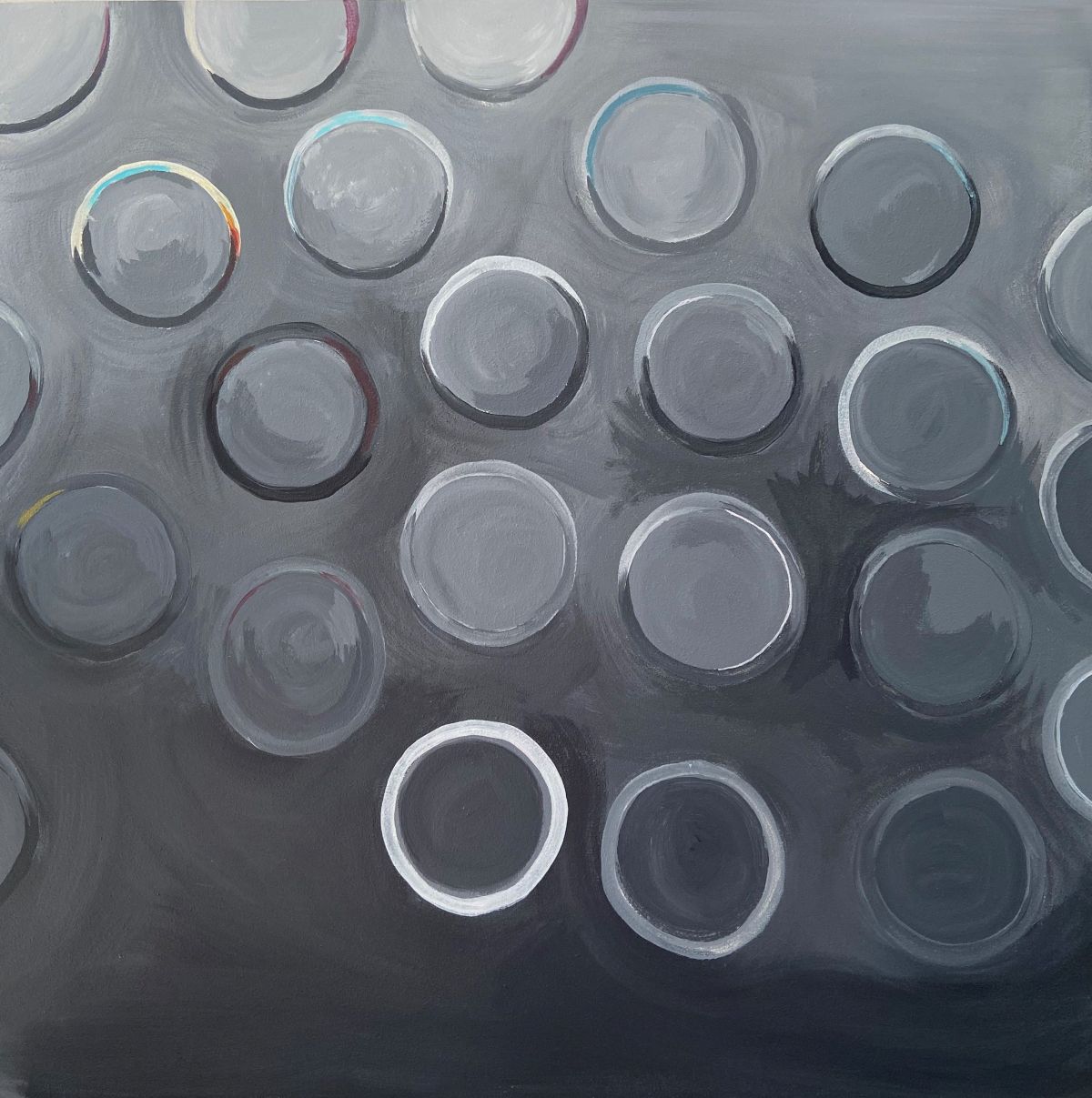 From where I stand 7 – 2020 - Acrylic Paint on board - 60cm x 60cm