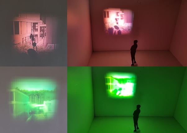 There was nowhere to go but within I & II (installation view)