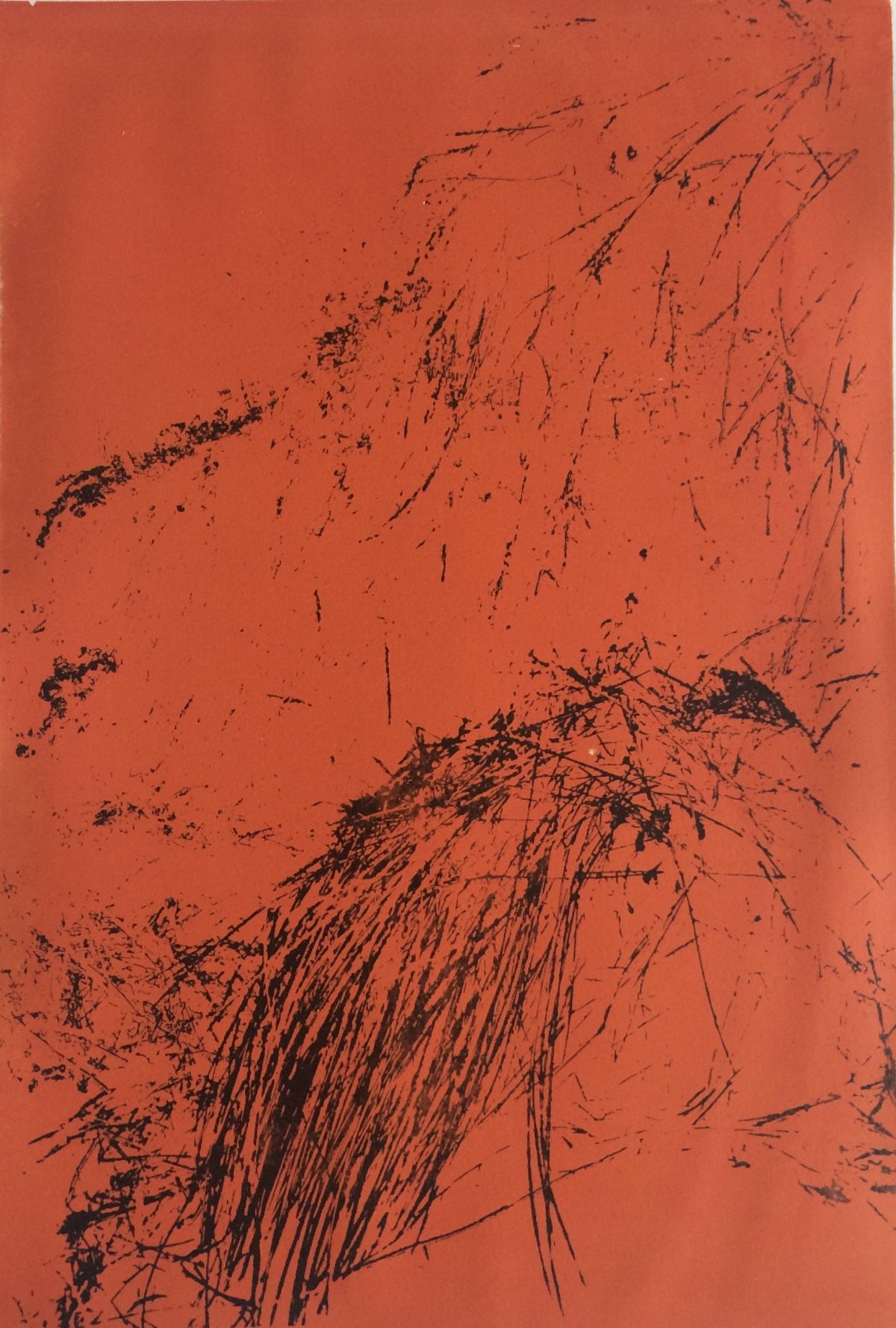 Image 2 'Fallen dune', 2020, Screen print on Somerset paper, 51 x 34 cm.
