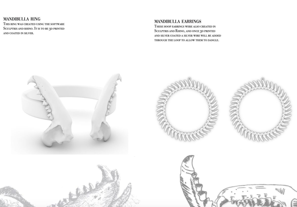 7 - Mandibulla Ring & Mandibulla Earrings