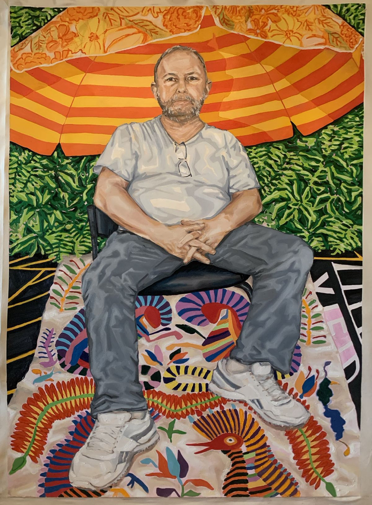 Summer In The City, oil on canvas, 133x98cm