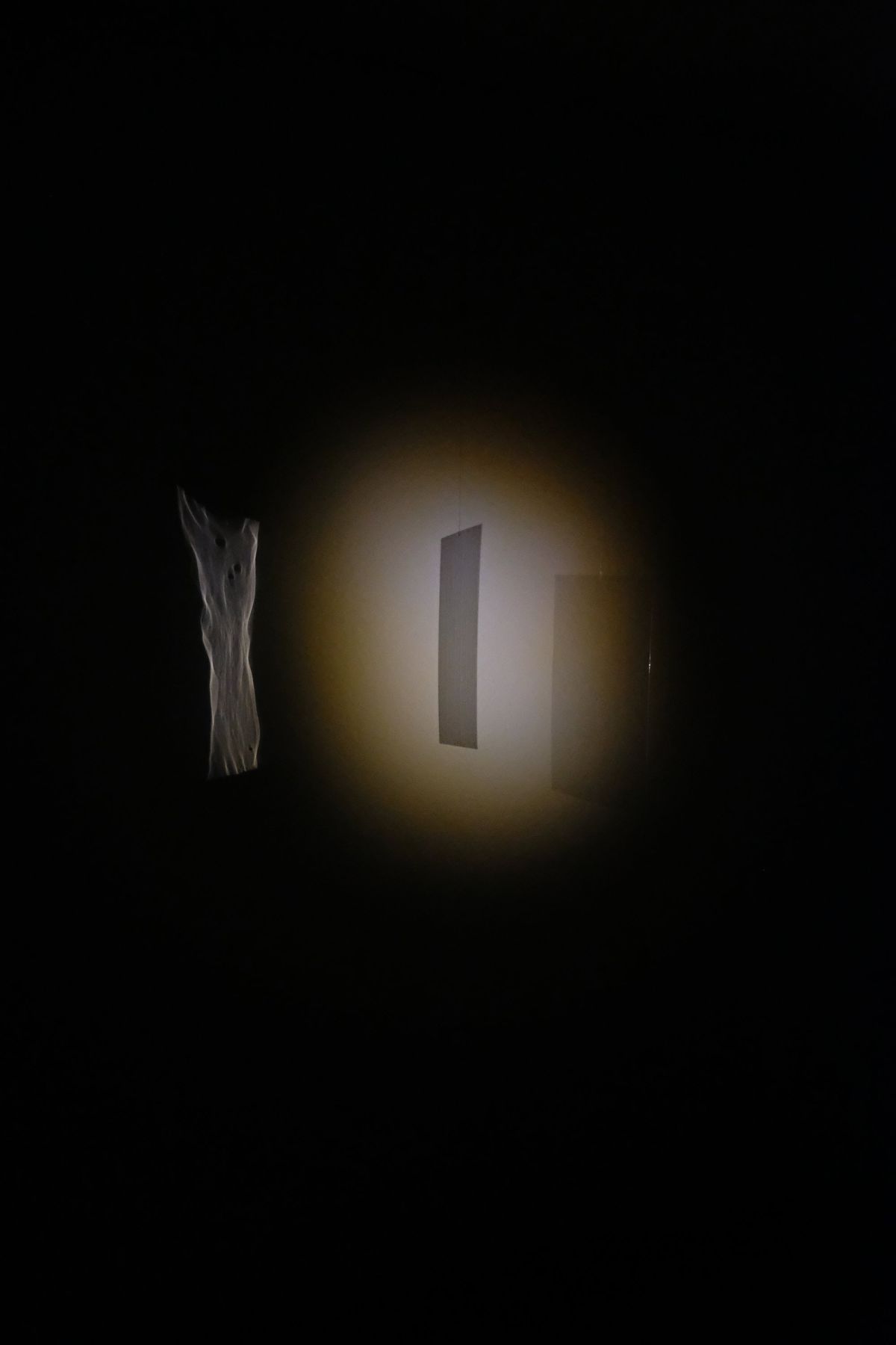 Installation shot 1, candle and light