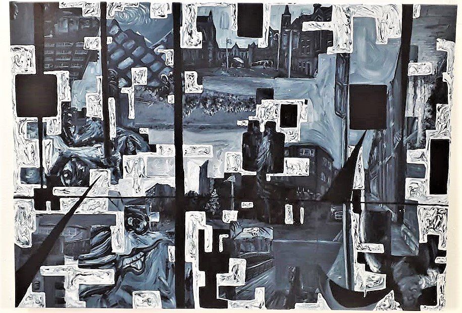 No 2 70x100cm Acrylic on Canvas painting