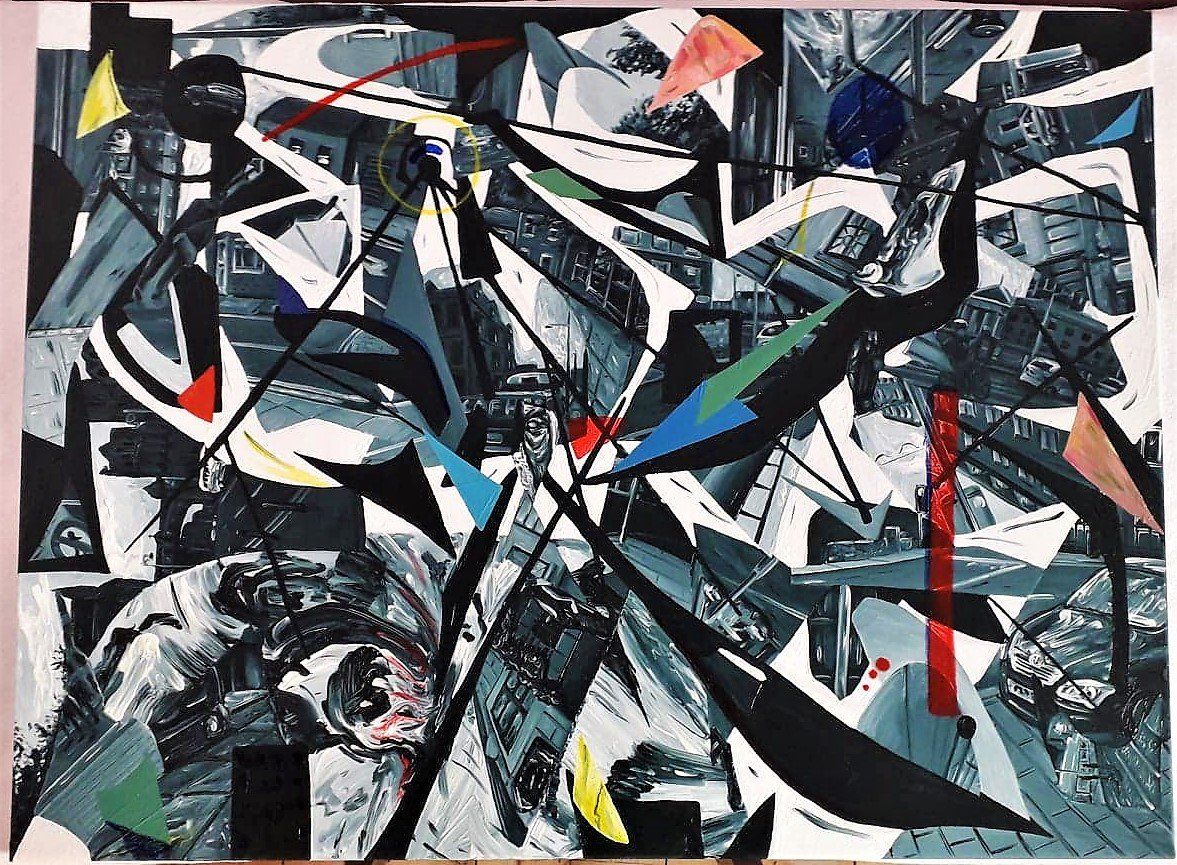 No 1 90x120cm Oil on Canvas painting