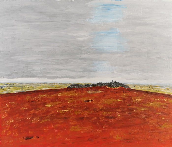 3.	Church Mountain (1).jpg.  Acrylic on board. 38 cms x 32 cms.