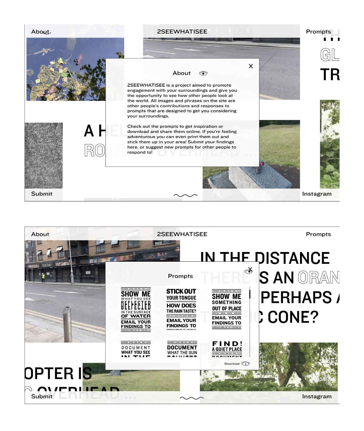 10 – 2SEEWHATISEE – Website Screen Grabs